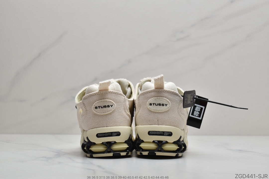 290 公司级得物版本Stussy x Air Zoom Spiridon CG 2 六层组合气垫 复古跑步鞋CQ5486-200