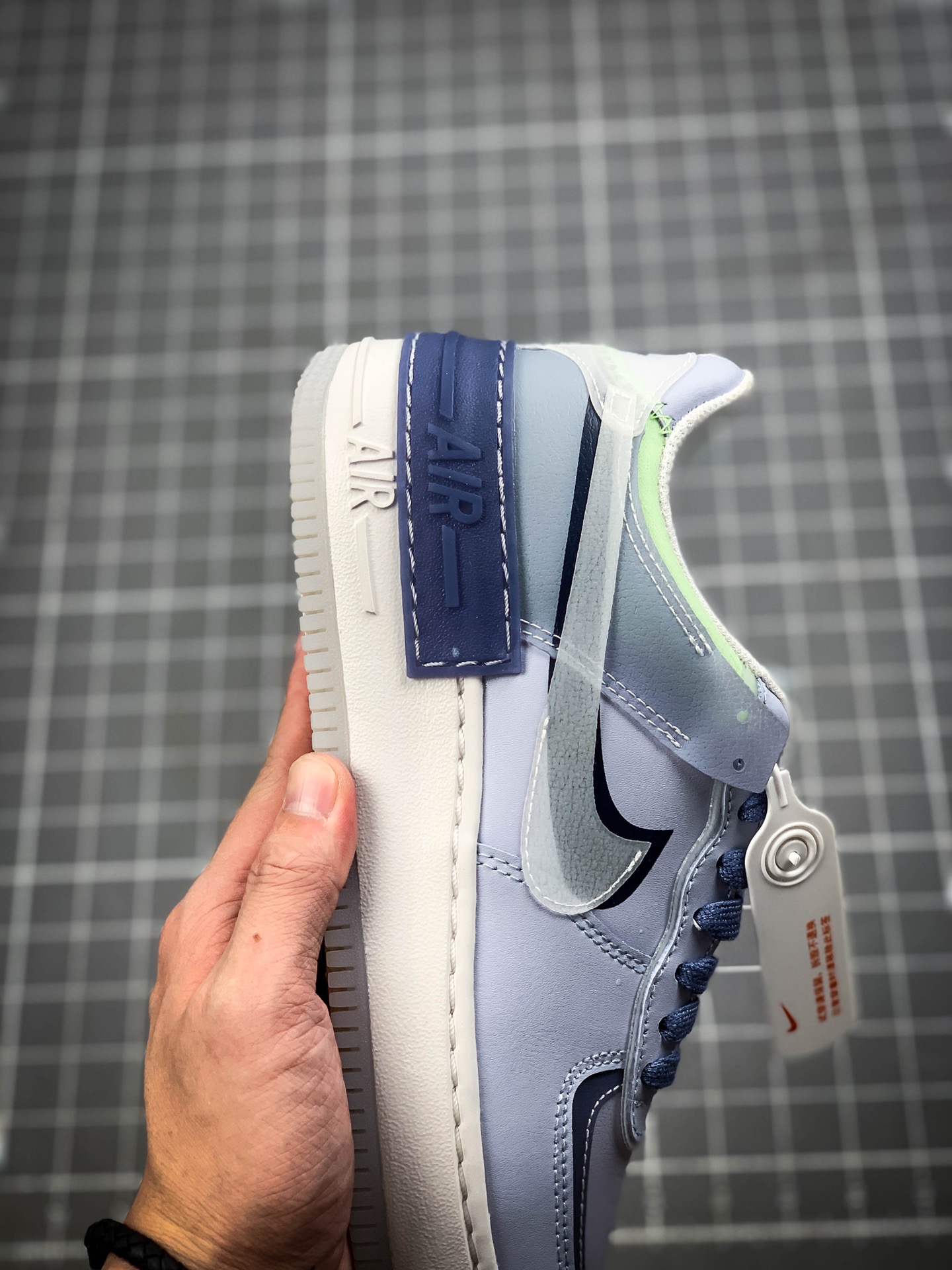 230 耐克Nike WMNS Air Force 1 Shadow 马卡龙空军一号轻量增高低帮百搭板鞋CI0919-126
