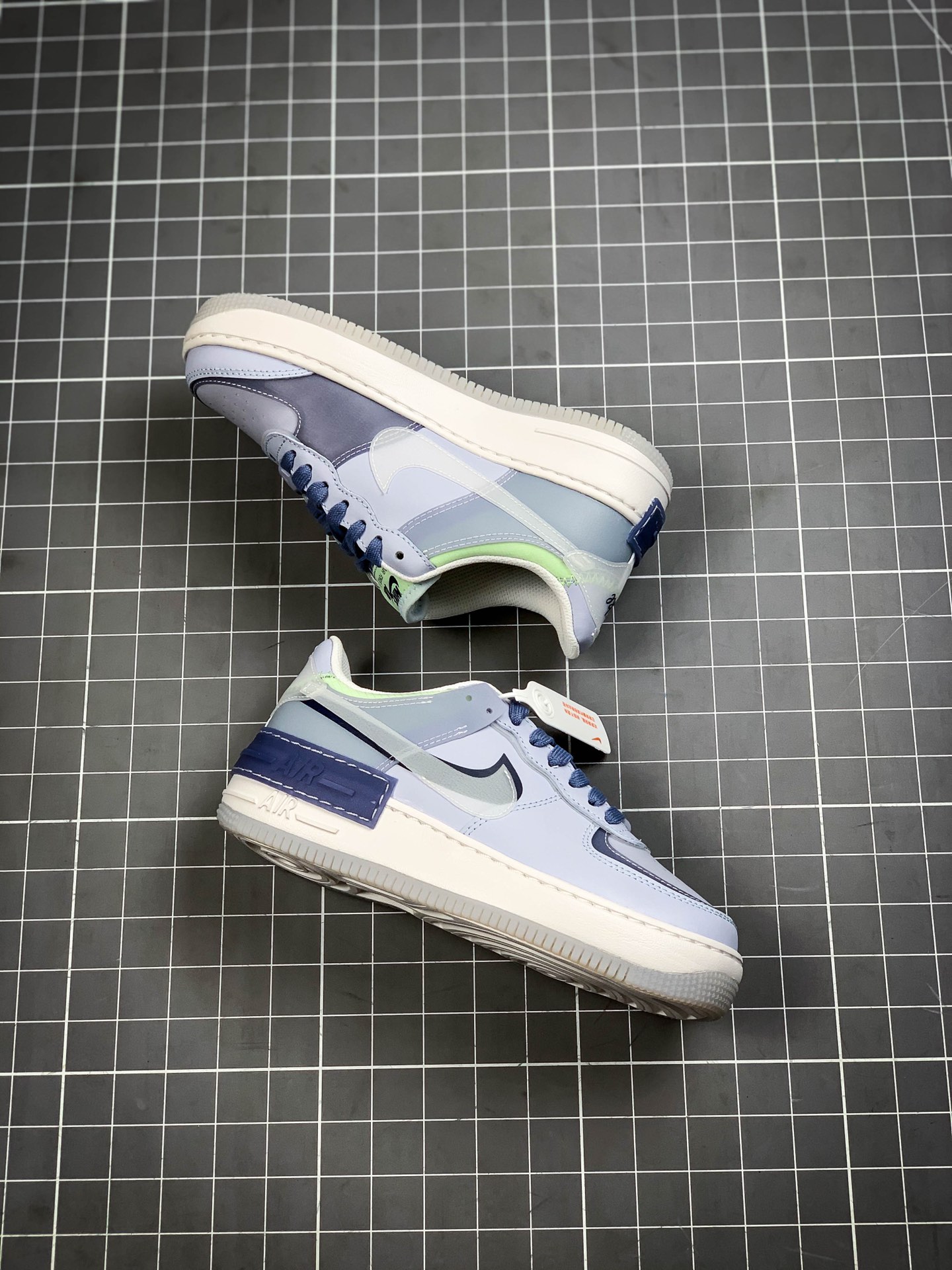 230 耐克Nike WMNS Air Force 1 Shadow 马卡龙空军一号轻量增高低帮百搭板鞋CI0919-126