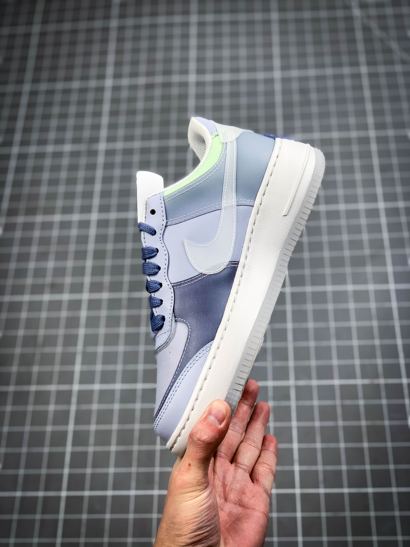 230 耐克Nike WMNS Air Force 1 Shadow 马卡龙空军一号轻量增高低帮百搭板鞋CI0919-126