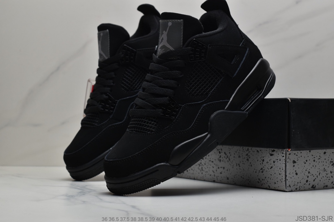 200 公司级 Air Jordan 4 Retro OG ”Cement” AJ4 乔4 ”黑猫” CU1110-010