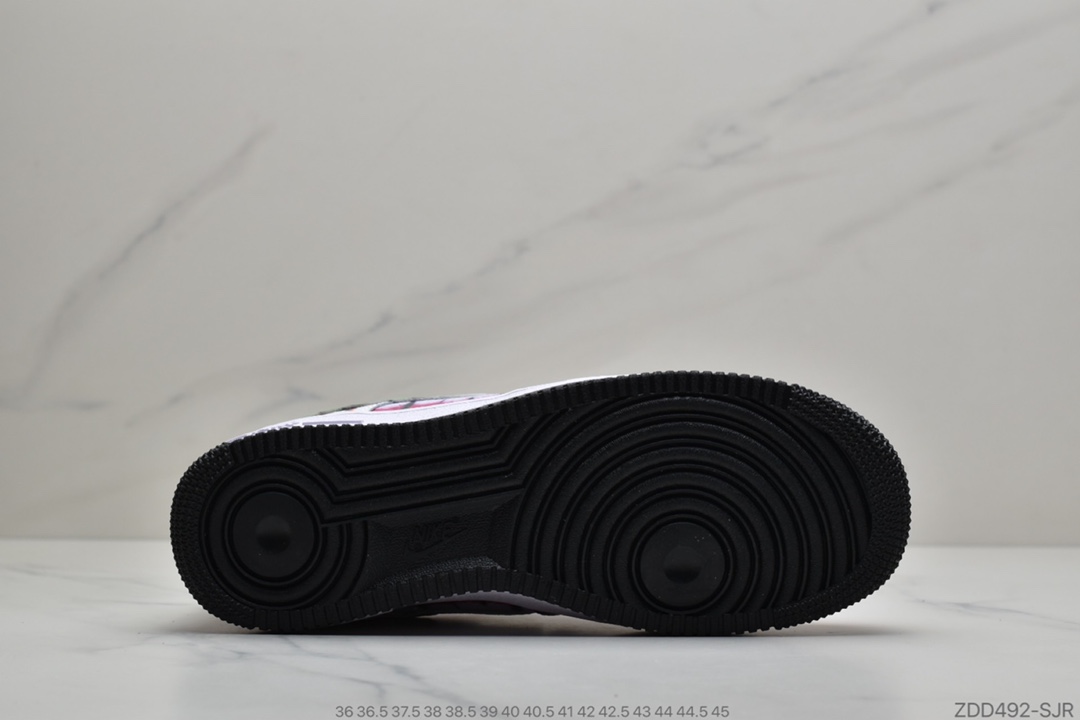 230 公司级新品首发耐克 Nike Air Force 1 Low “Black Tie Dye” 扎染 空军一号低帮百搭休闲运动板鞋CW1267-101