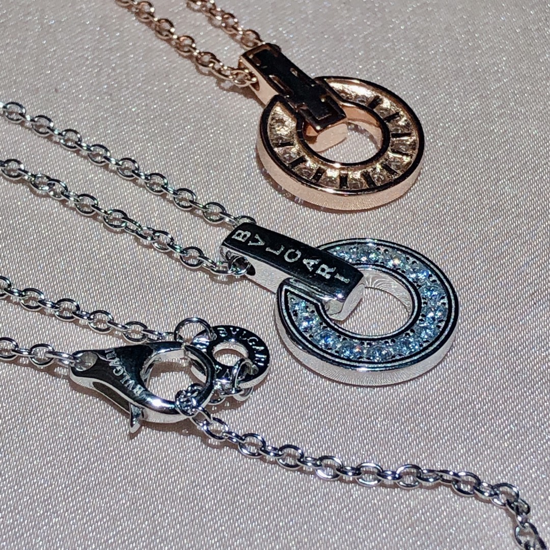 NO:101539,Baojia new style Yuanbao hollow necklace/earings non-fixed design on the head, Bulgari necklace, bvlgari, necklace19860909宝家新款 元宝镂空项链/耳坠 头部非固定设计,宝格丽项链,bvlgari,necklace,Jewelry