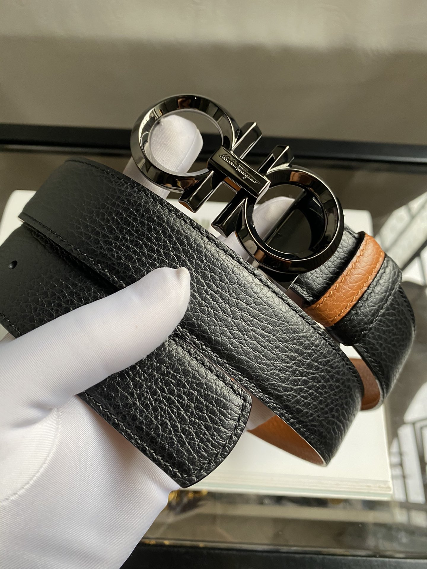 [Ferragamo Belts]Pair it with the original buckle, customized with the origina