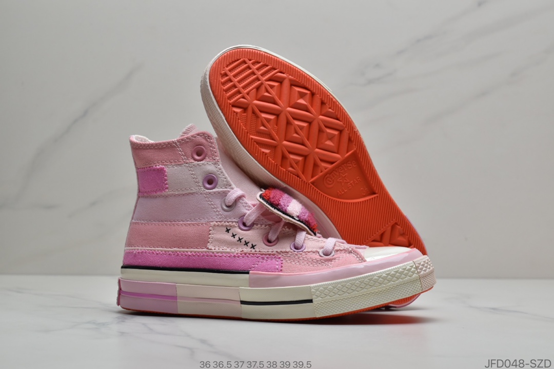 170 公司级 Mille Bobby Brown x Converse Chuck Taylor All Star 1970 High复古三星标高帮运动硫化板鞋