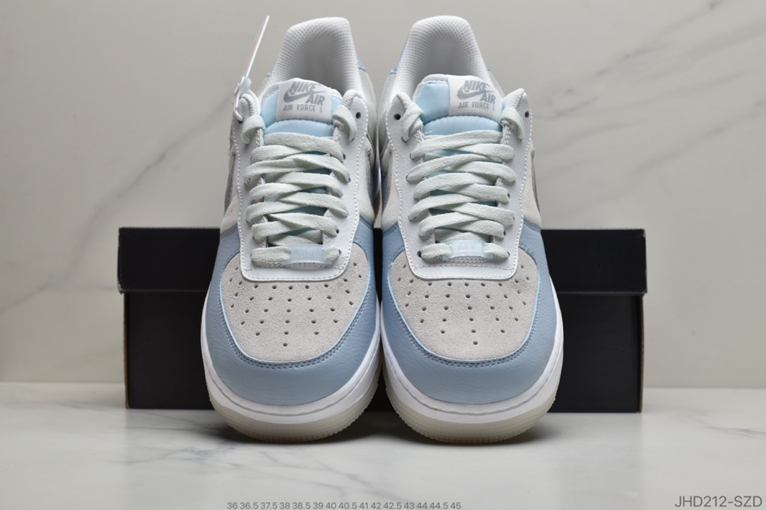 190 公司级Air Force 1 07 LV8 2 Blue WhiteGZ 冰蓝空军一号AO2425-400