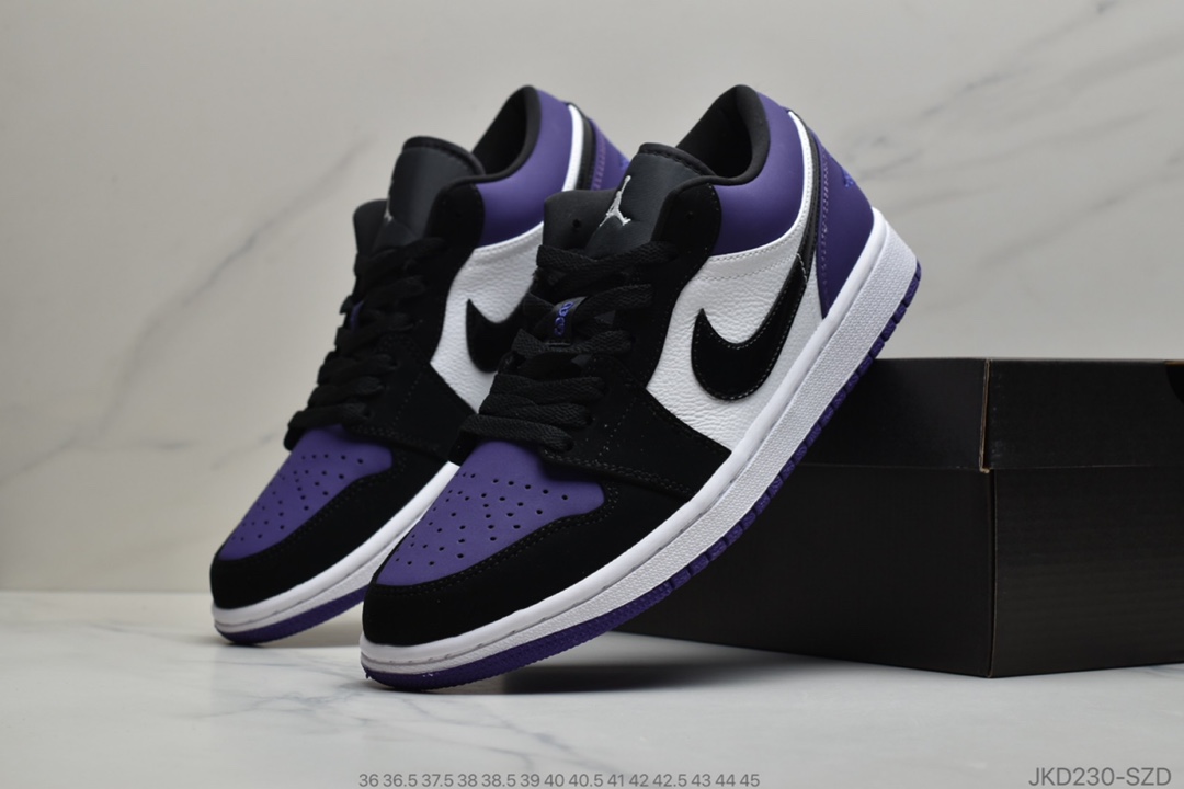 160 公司级Air Jordan 1 Low  乔1 低帮潮流缓震运动休闲板鞋原装头层553558 116