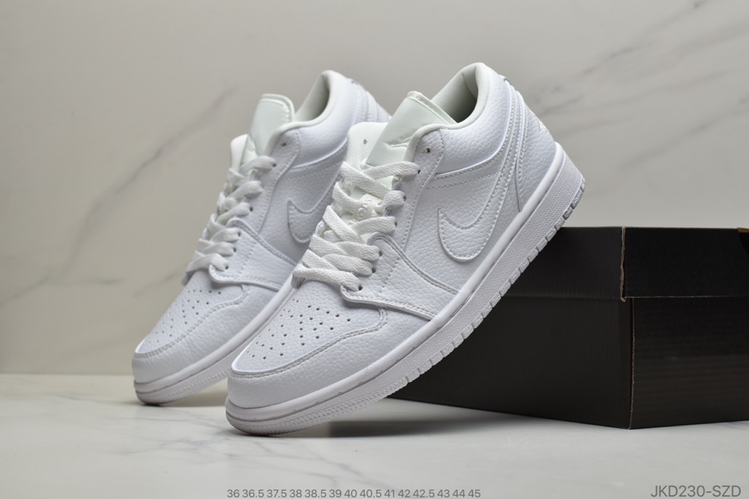160 公司级Air Jordan 1 Low  乔1 低帮潮流缓震运动休闲板鞋原装头层553558 116