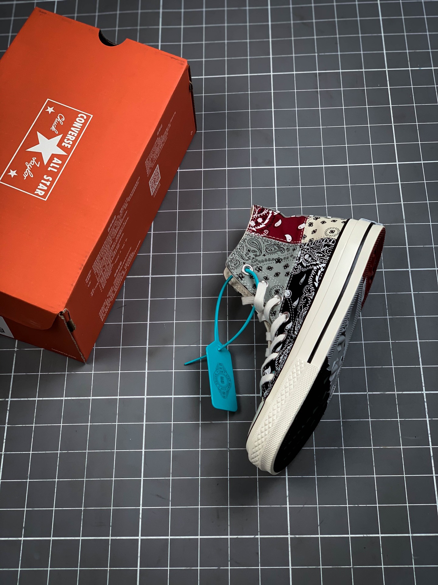 140 Converse Llama Party 花腰果 高帮帆硫化帆布鞋