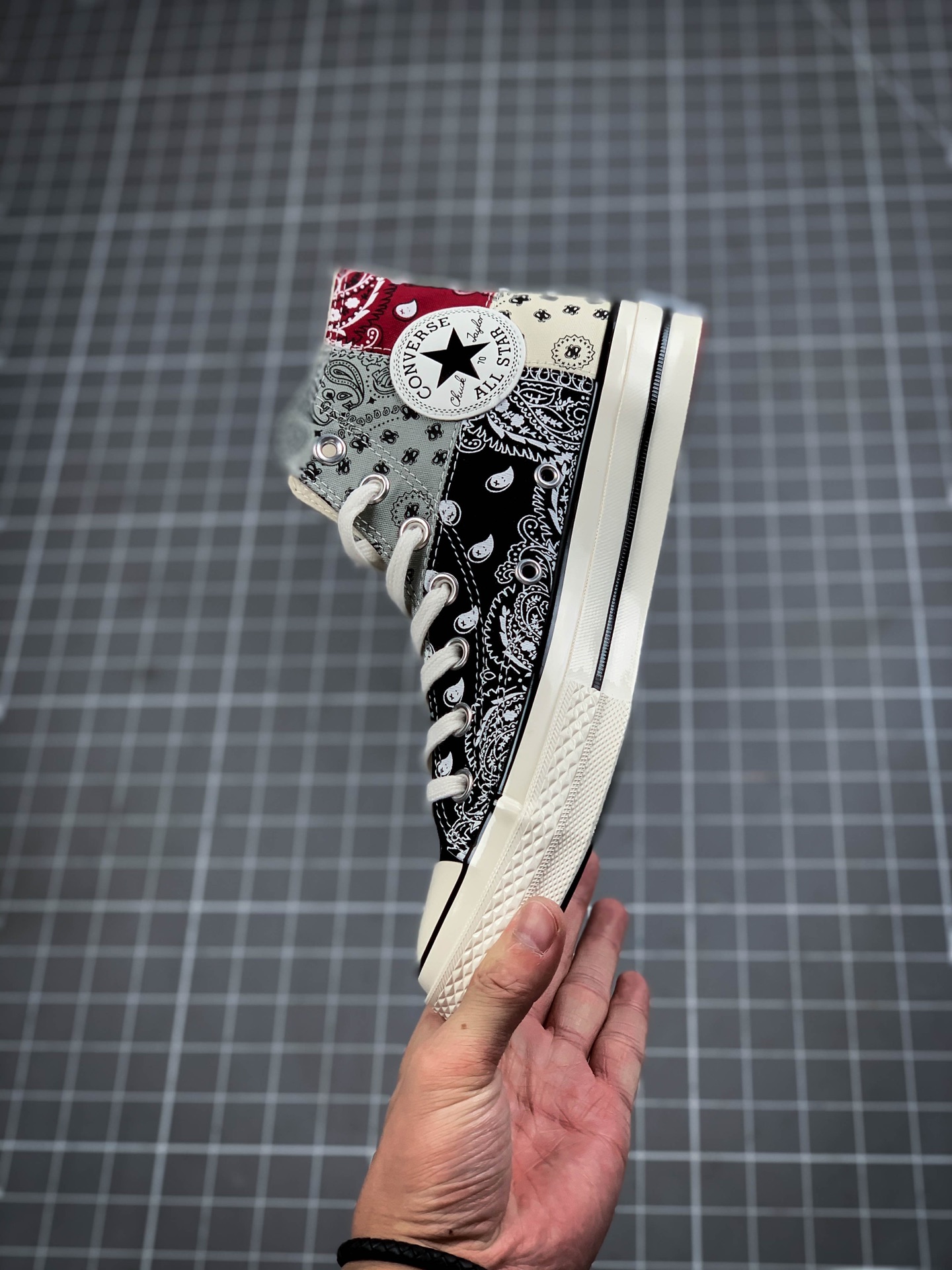 140 Converse Llama Party 花腰果 高帮帆硫化帆布鞋