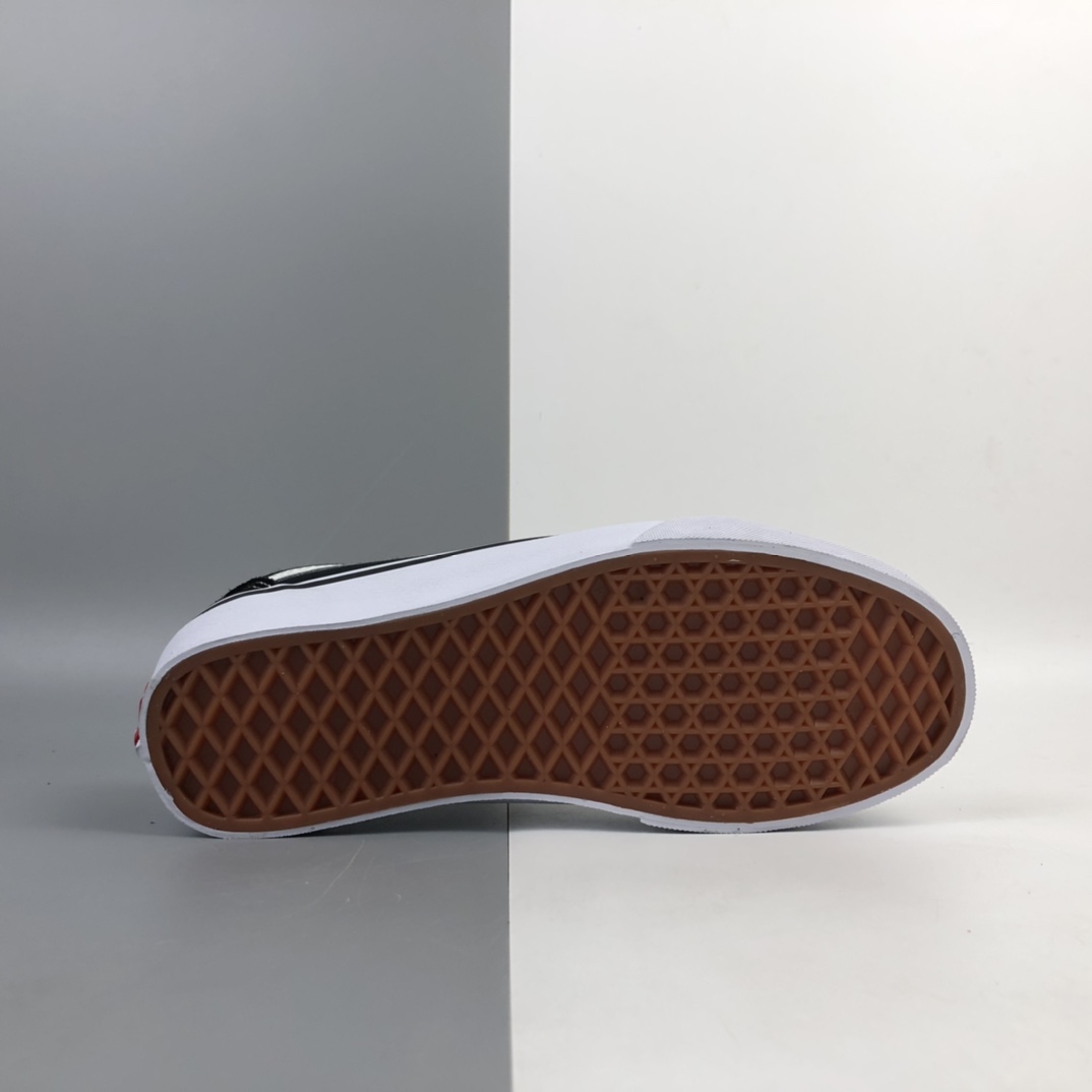 150 Vans Old Skool V 万斯魔术贴系列经典黑低帮板鞋 VN0A3D29OIU