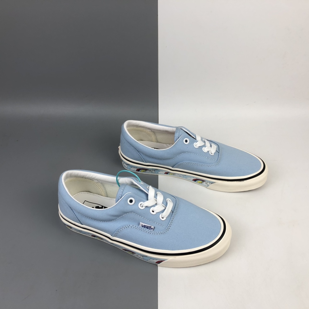 140 Vans Era 彩虹独角兽天蓝色低帮休闲板鞋 VN0A2RRIVPM