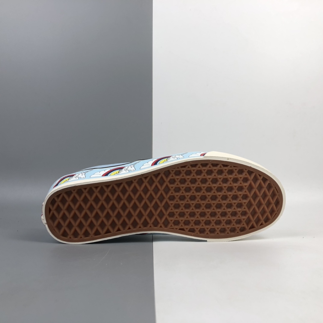 140 Vans Era 彩虹独角兽天蓝色低帮休闲板鞋 VN0A2RRIVPM