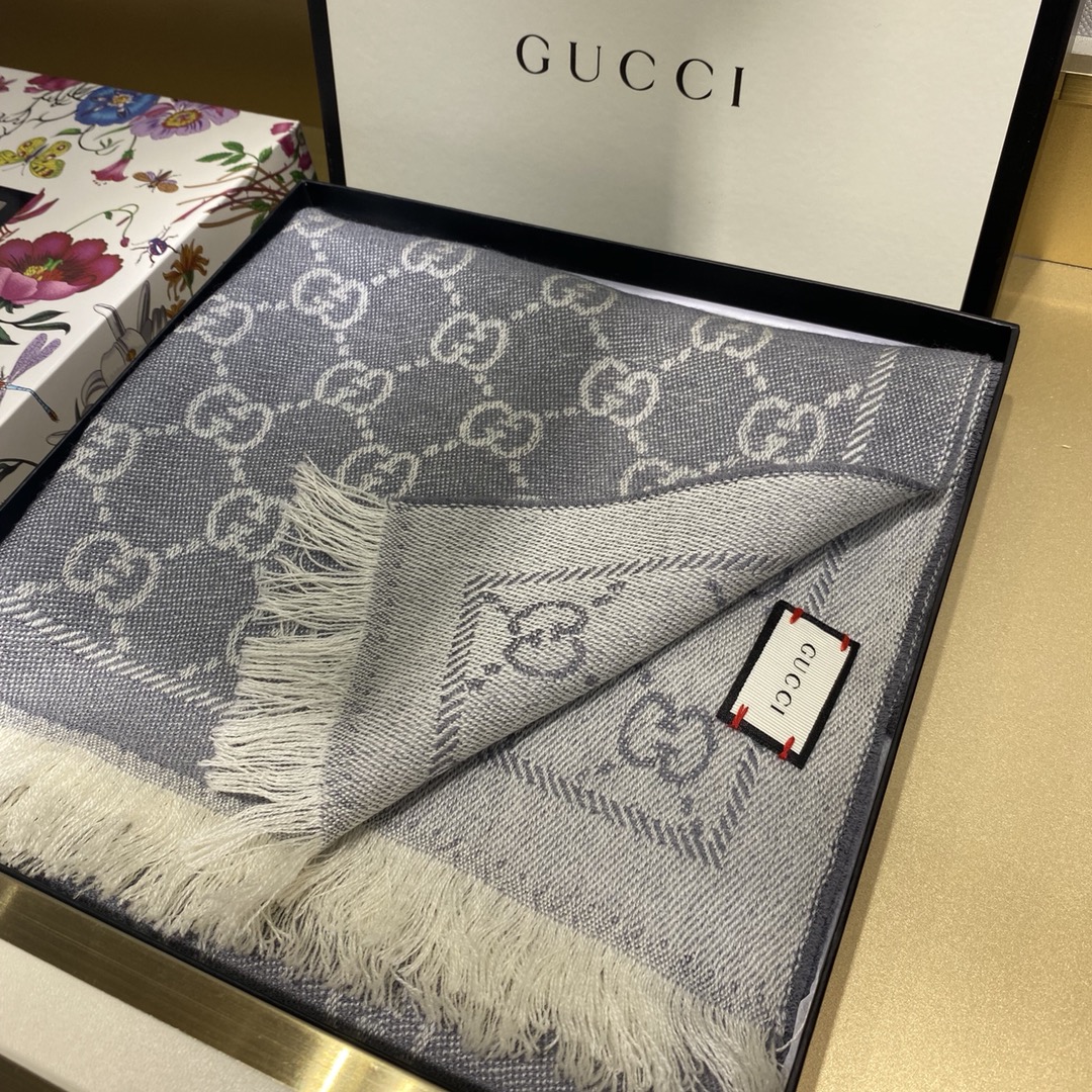 Gucci Wool Jacquard Scarf 48*180cm - Luxurious & Latest Design 3 i1597912078 7645 1
