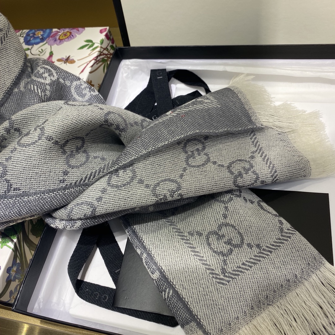 Gucci Wool Jacquard Scarf 48*180cm - Luxurious & Latest Design 8 i1597912078 8820 6