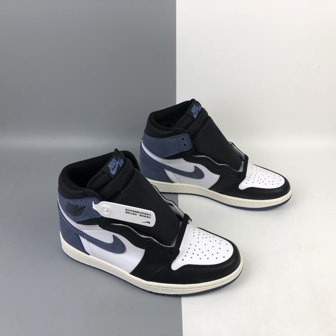 300 Air Jordan 1 AJ1 Retro High OG AJ1六冠王 贪玩蓝月 篮球鞋 555088-115