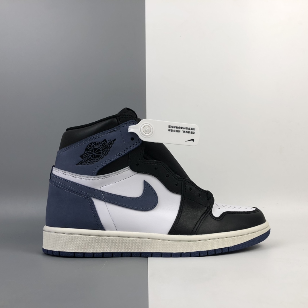 300 Air Jordan 1 AJ1 Retro High OG AJ1六冠王 贪玩蓝月 篮球鞋 555088-115