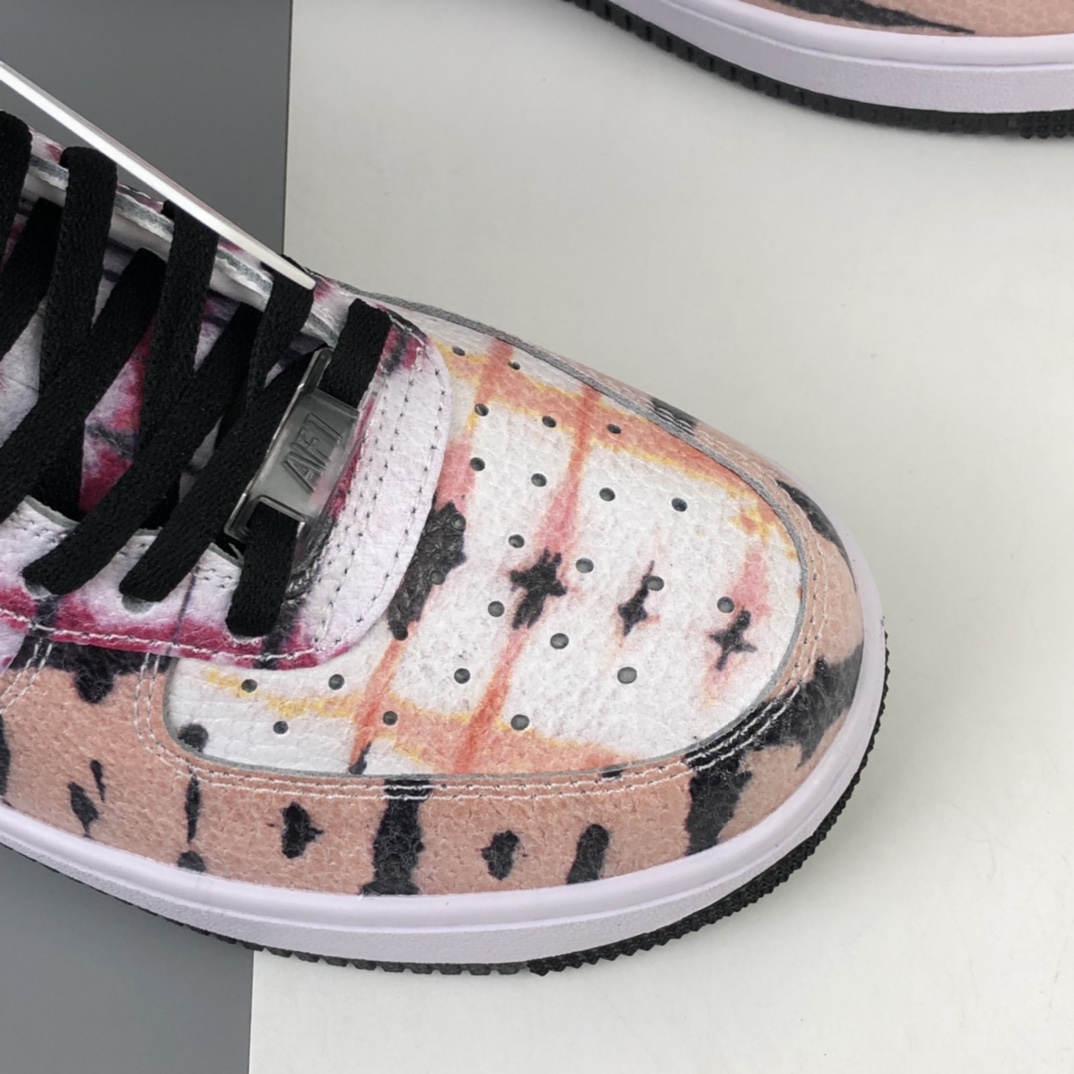230 Nike Air Force 1 Low“Black Tie Dye”空军一号扎染低帮百搭休闲运动板鞋 CW1267-101