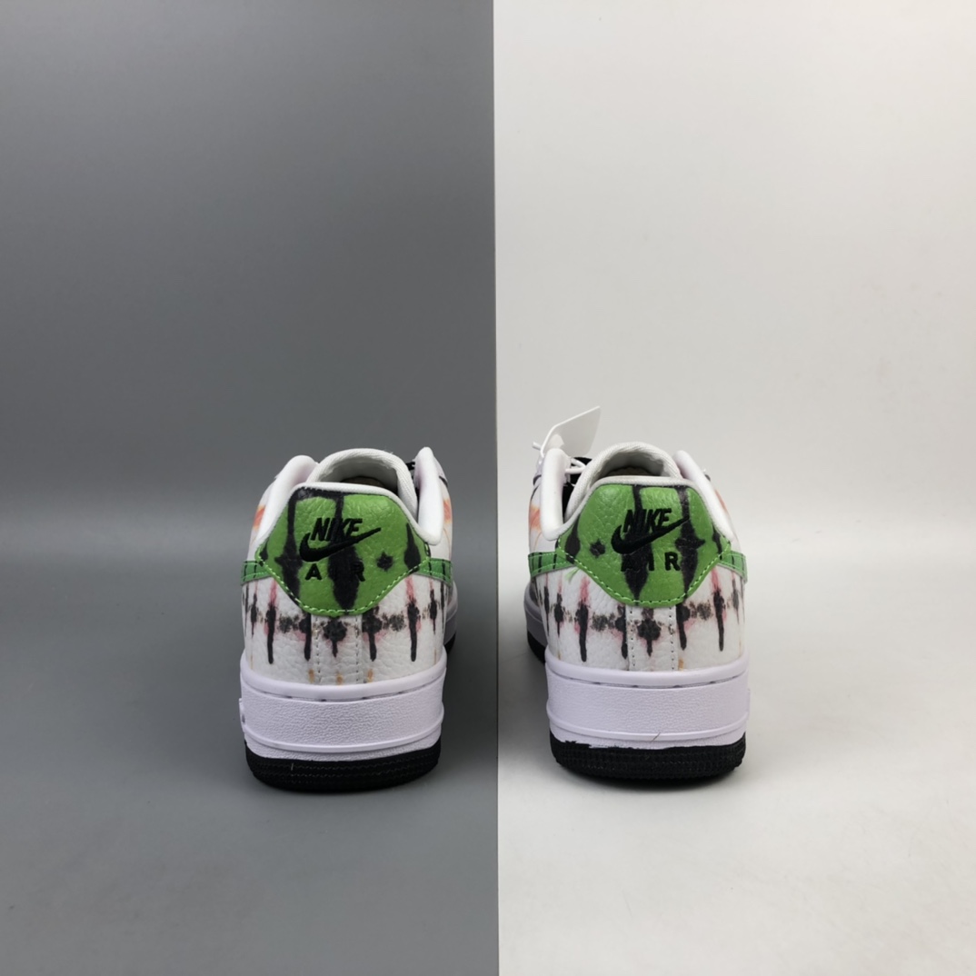 230 Nike Air Force 1 Low“Black Tie Dye”空军一号扎染低帮百搭休闲运动板鞋 CW1267-101