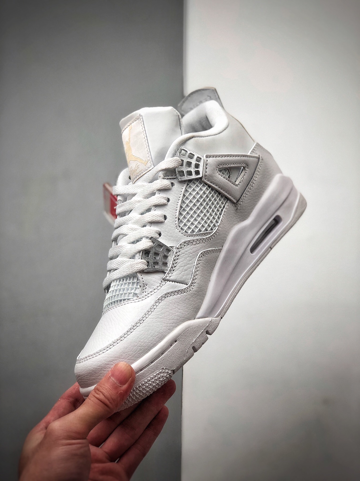 200  Air Jordan 4 Retro “Pure Money” 白猫AJ4/乔4代中帮复古休闲运动文化篮球鞋 308497-100