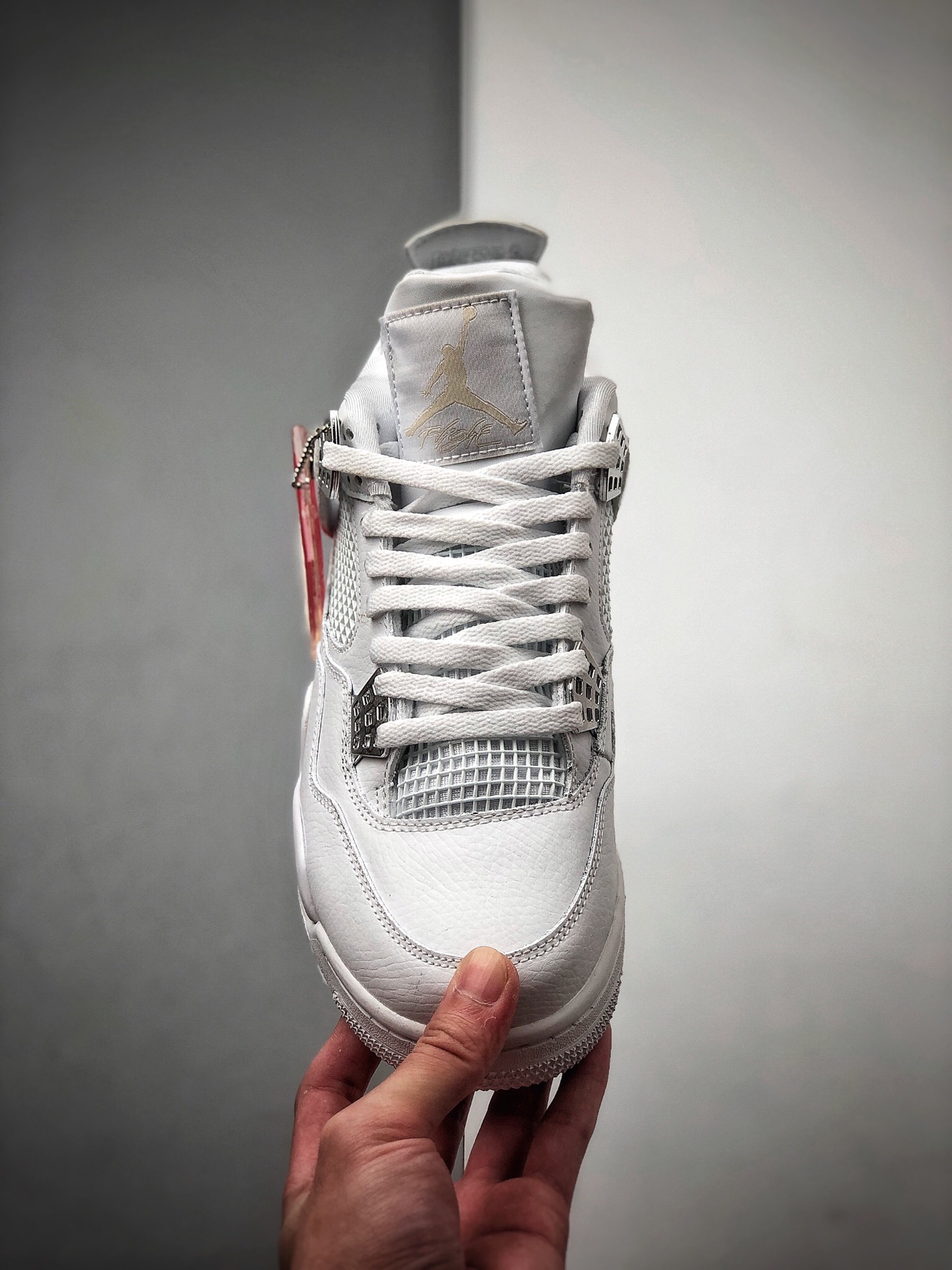 200  Air Jordan 4 Retro “Pure Money” 白猫AJ4/乔4代中帮复古休闲运动文化篮球鞋 308497-100