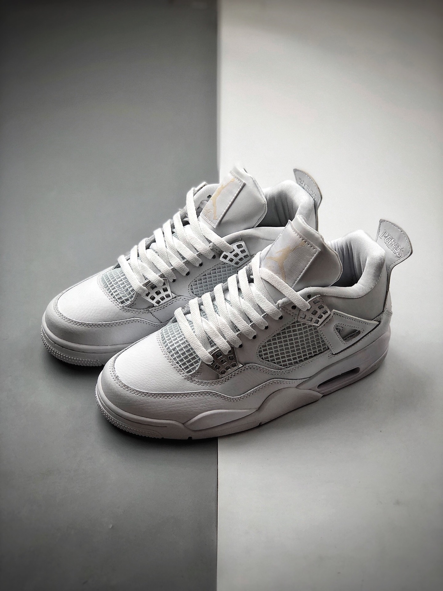 200  Air Jordan 4 Retro “Pure Money” 白猫AJ4/乔4代中帮复古休闲运动文化篮球鞋 308497-100