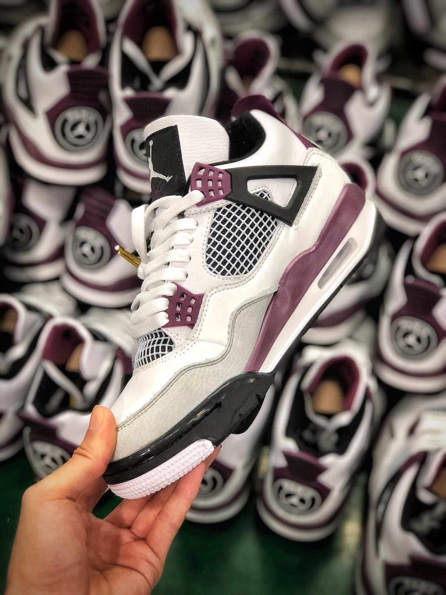 440 独家货源公司级 全头层新品！ Air Jordan 4 与巴黎圣日尔曼联名货号：CZ5624-100