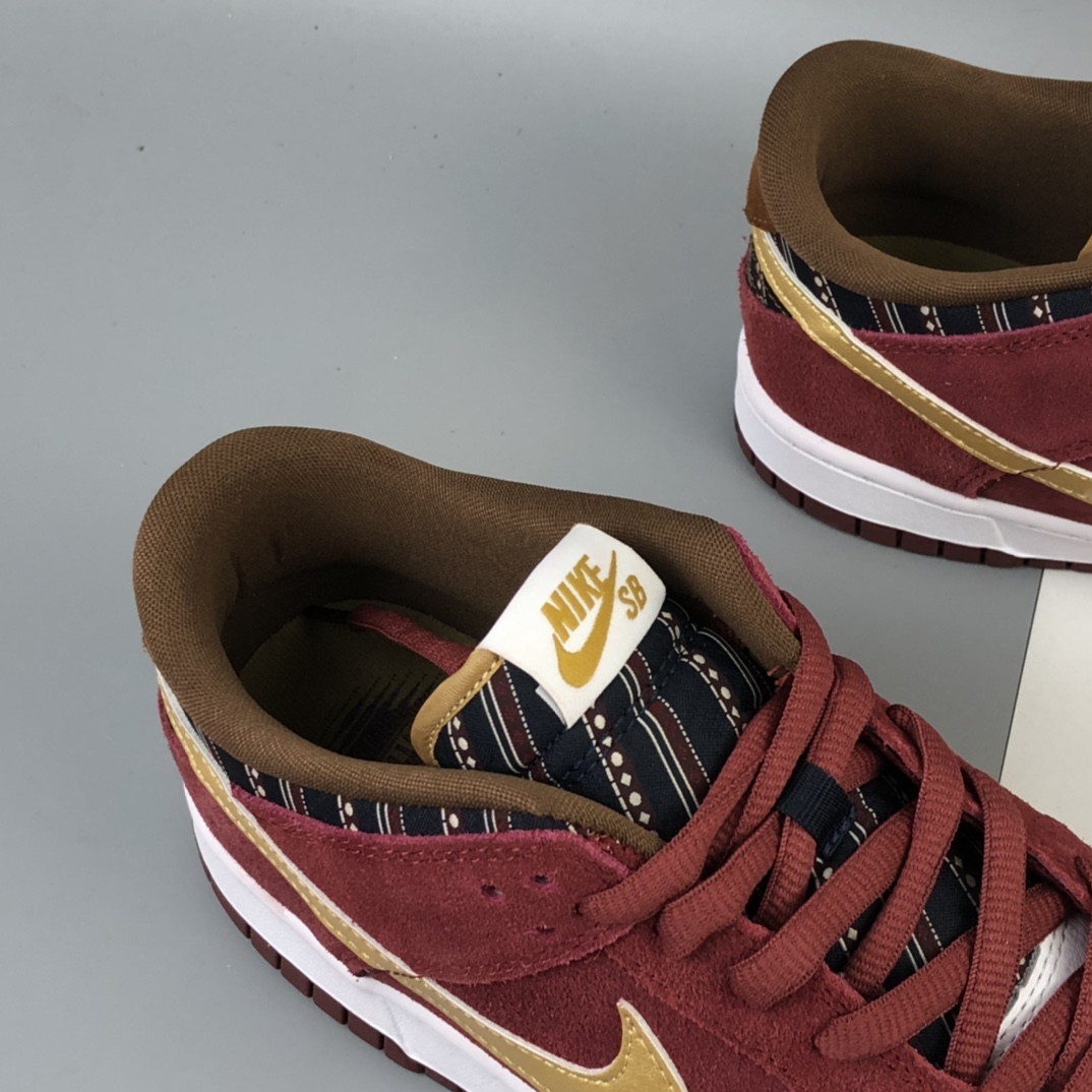 270 Nike Dunk Low Pro SB 联名扣篮系列复古低帮休闲运动滑板板鞋 小上海 304292-672