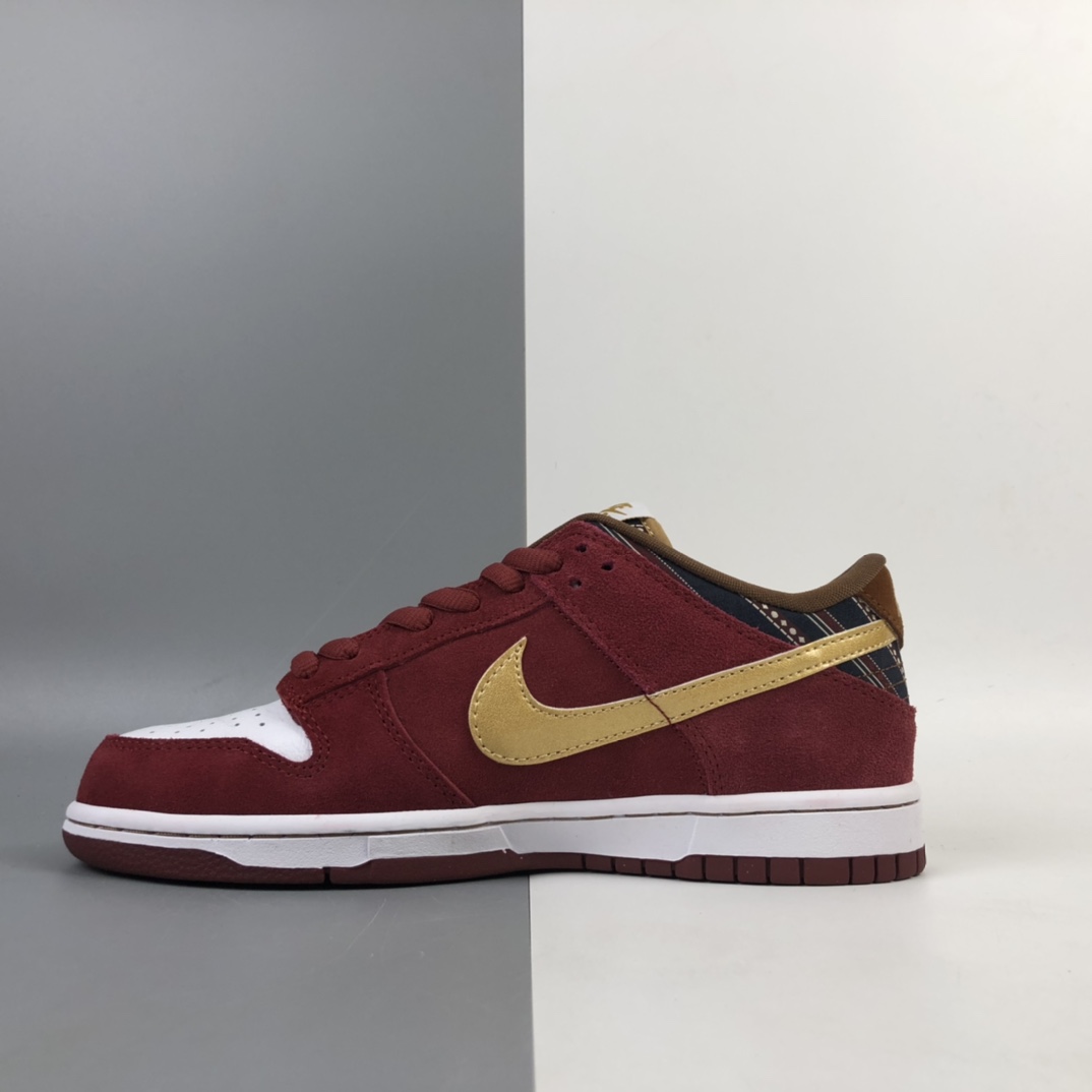 270 Nike Dunk Low Pro SB 联名扣篮系列复古低帮休闲运动滑板板鞋 小上海 304292-672