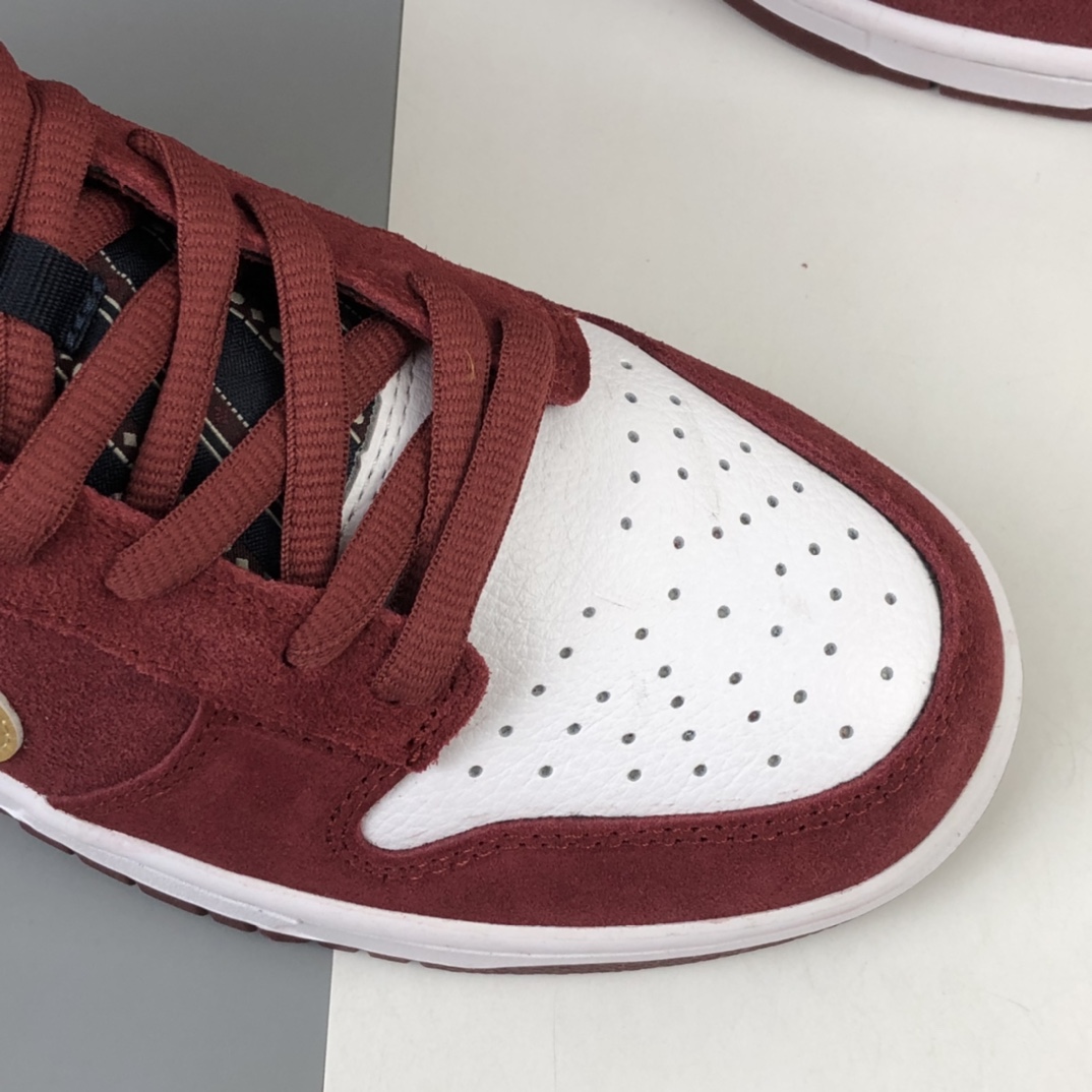 270 Nike Dunk Low Pro SB 联名扣篮系列复古低帮休闲运动滑板板鞋 小上海 304292-672