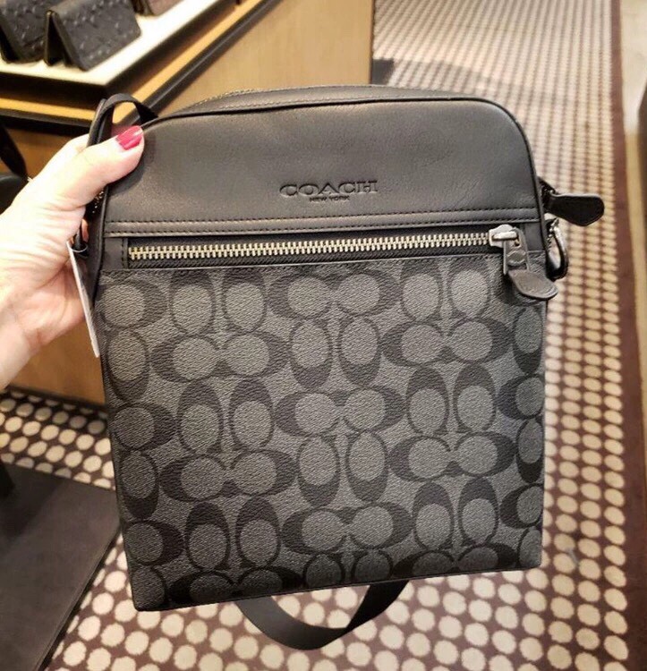 Coach 黑色73336单肩斜挎包