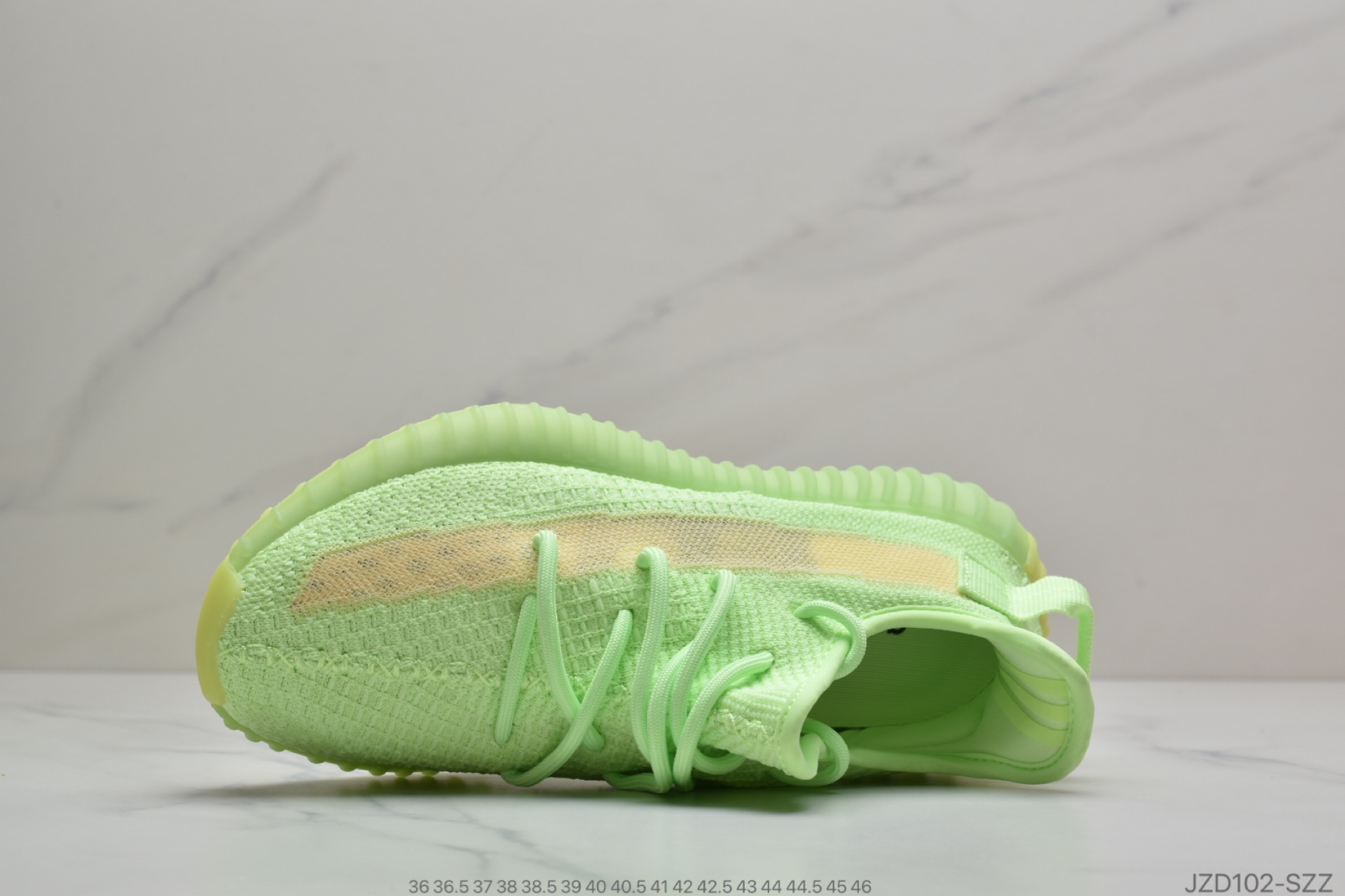 140 公司级 限定 荧光绿阿迪椰子350系列#Adidas Yeezy Boost 350 V2”GID” EG5293