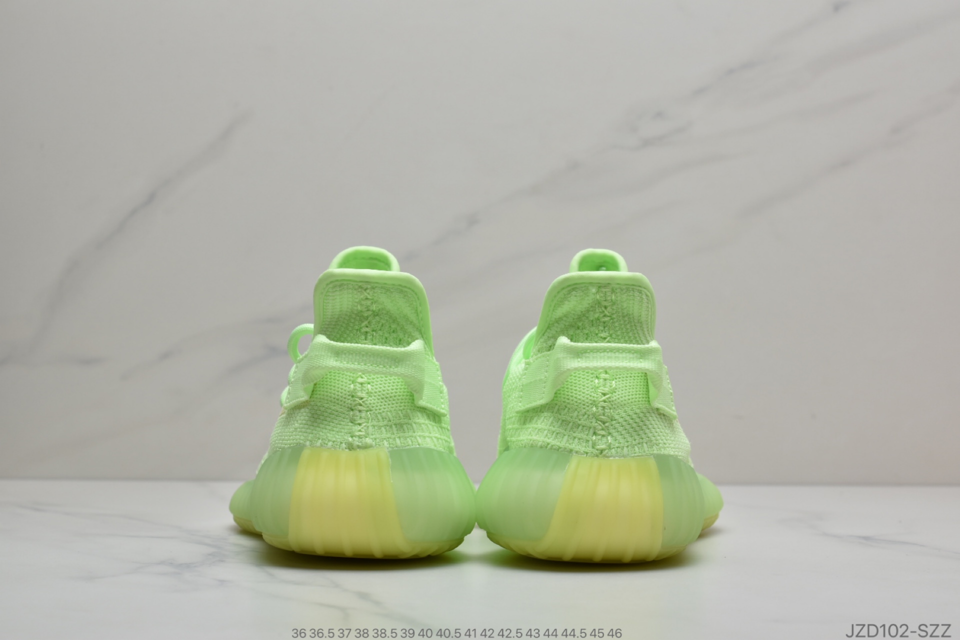 140 公司级 限定 荧光绿阿迪椰子350系列#Adidas Yeezy Boost 350 V2”GID” EG5293