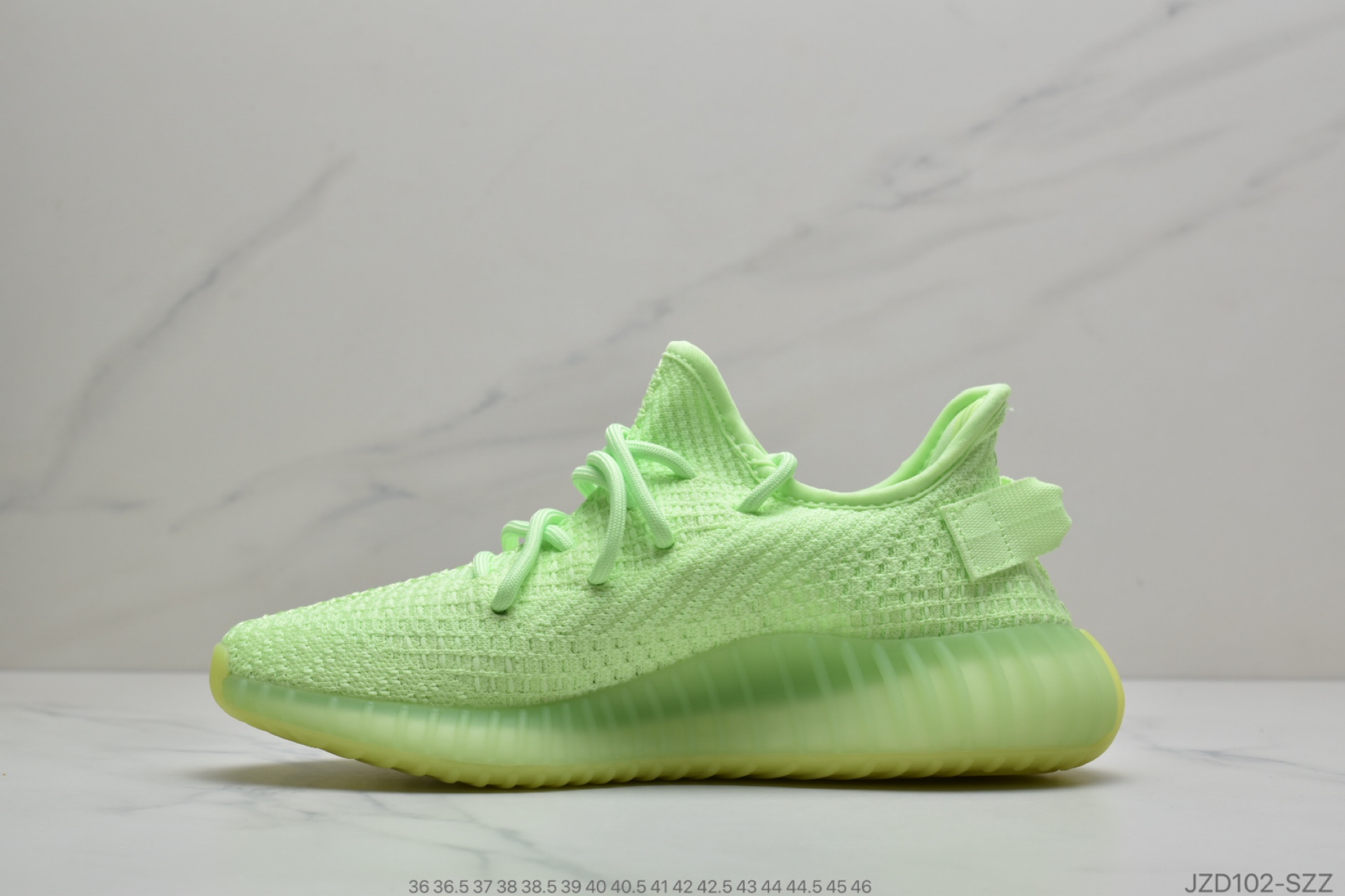 140 公司级 限定 荧光绿阿迪椰子350系列#Adidas Yeezy Boost 350 V2”GID” EG5293