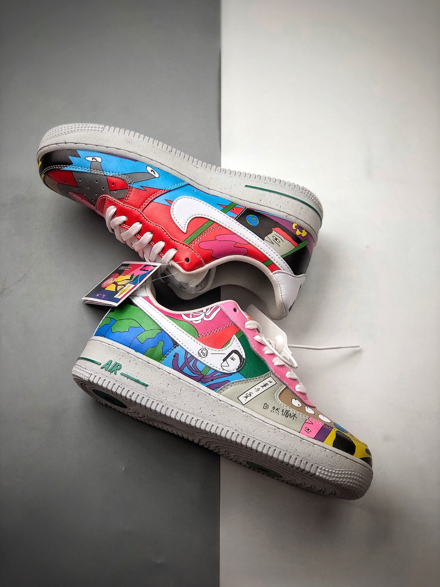 250 公司级 Ruohan Wang x Nike Air Force 1 Low（2020）华人艺术家联名 CZ3990-900