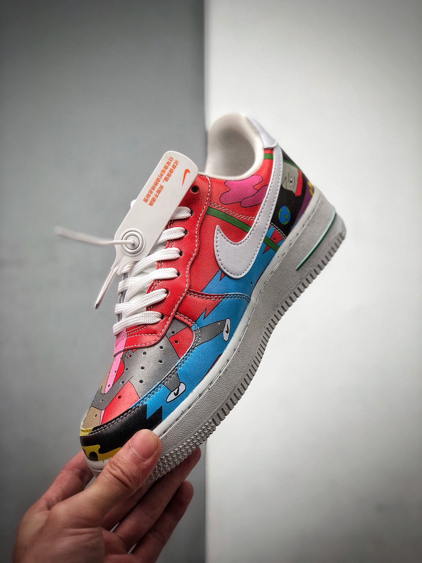250 公司级 Ruohan Wang x Nike Air Force 1 Low（2020）华人艺术家联名 CZ3990-900