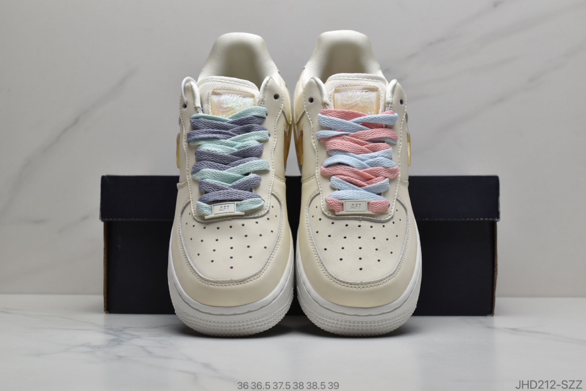 190 公司级耐克Nike Air Force 1 Low '07 SE PRM 女神鸳鸯粉+冰番石榴果冻渐变色 AH6827-108