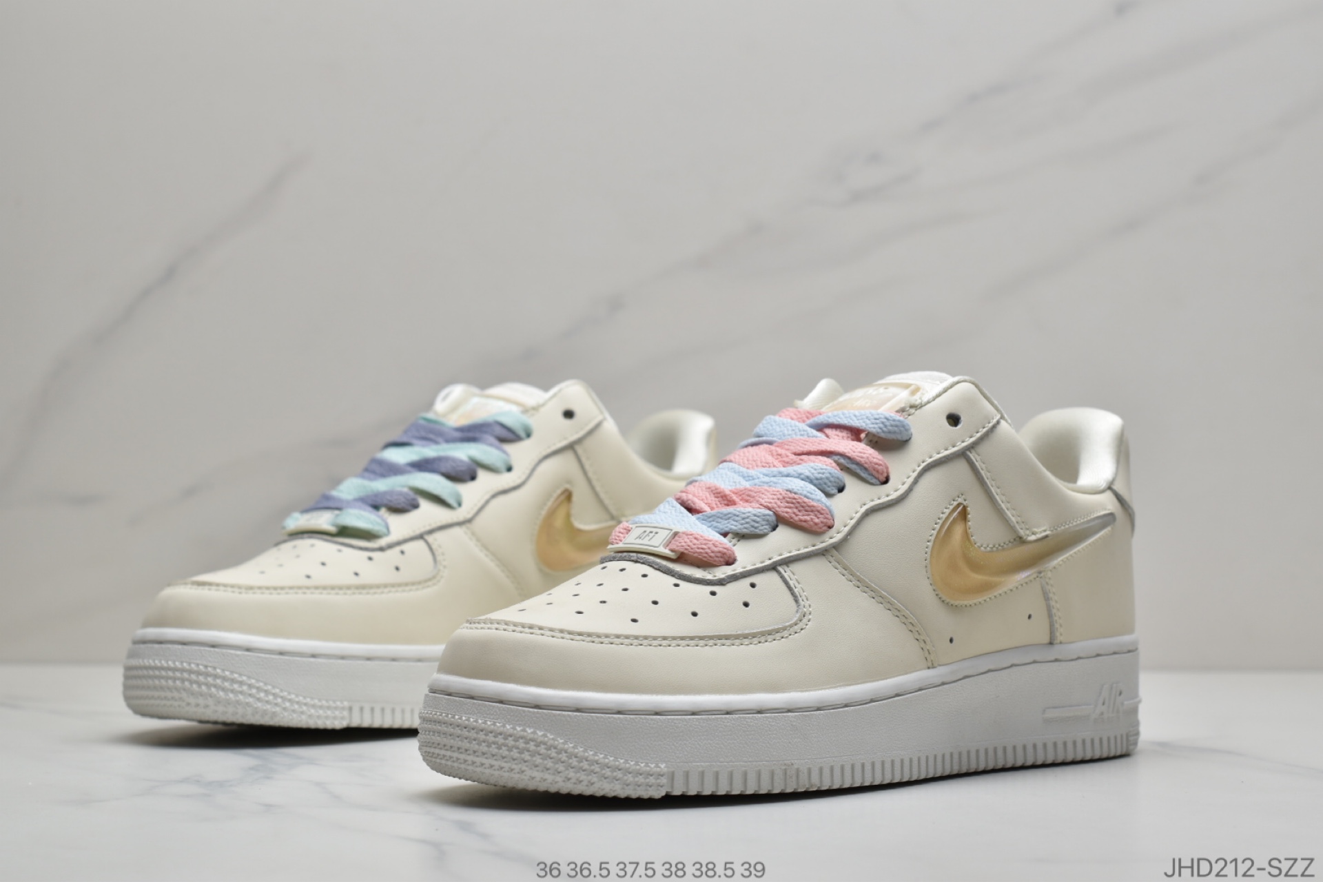 190 公司级耐克Nike Air Force 1 Low '07 SE PRM 女神鸳鸯粉+冰番石榴果冻渐变色 AH6827-108