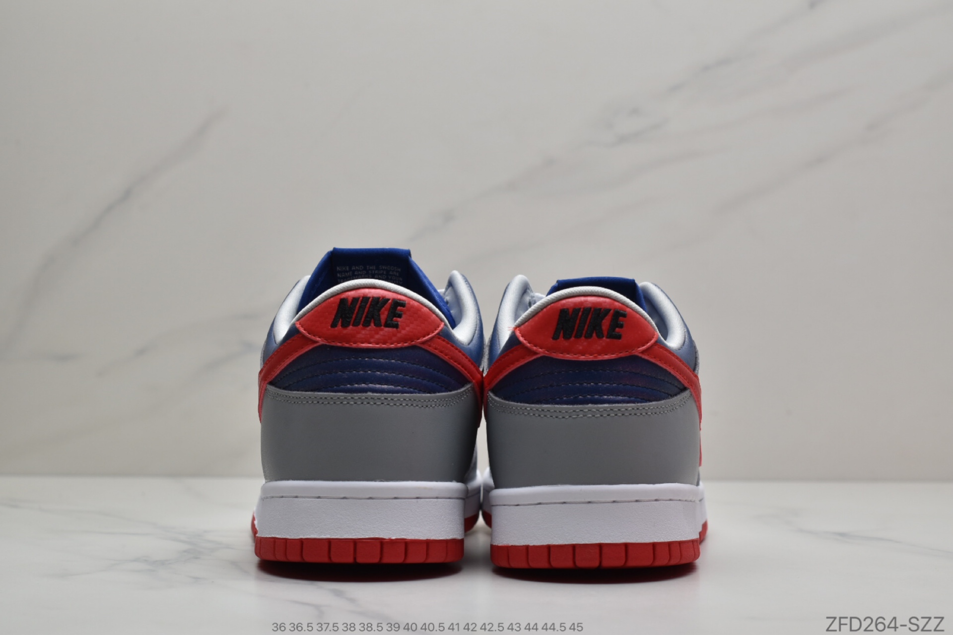 280 公司级耐克Nike SB Dunk Low Pro QS”Samba“灰红蓝科幻变色 CZ2667-400