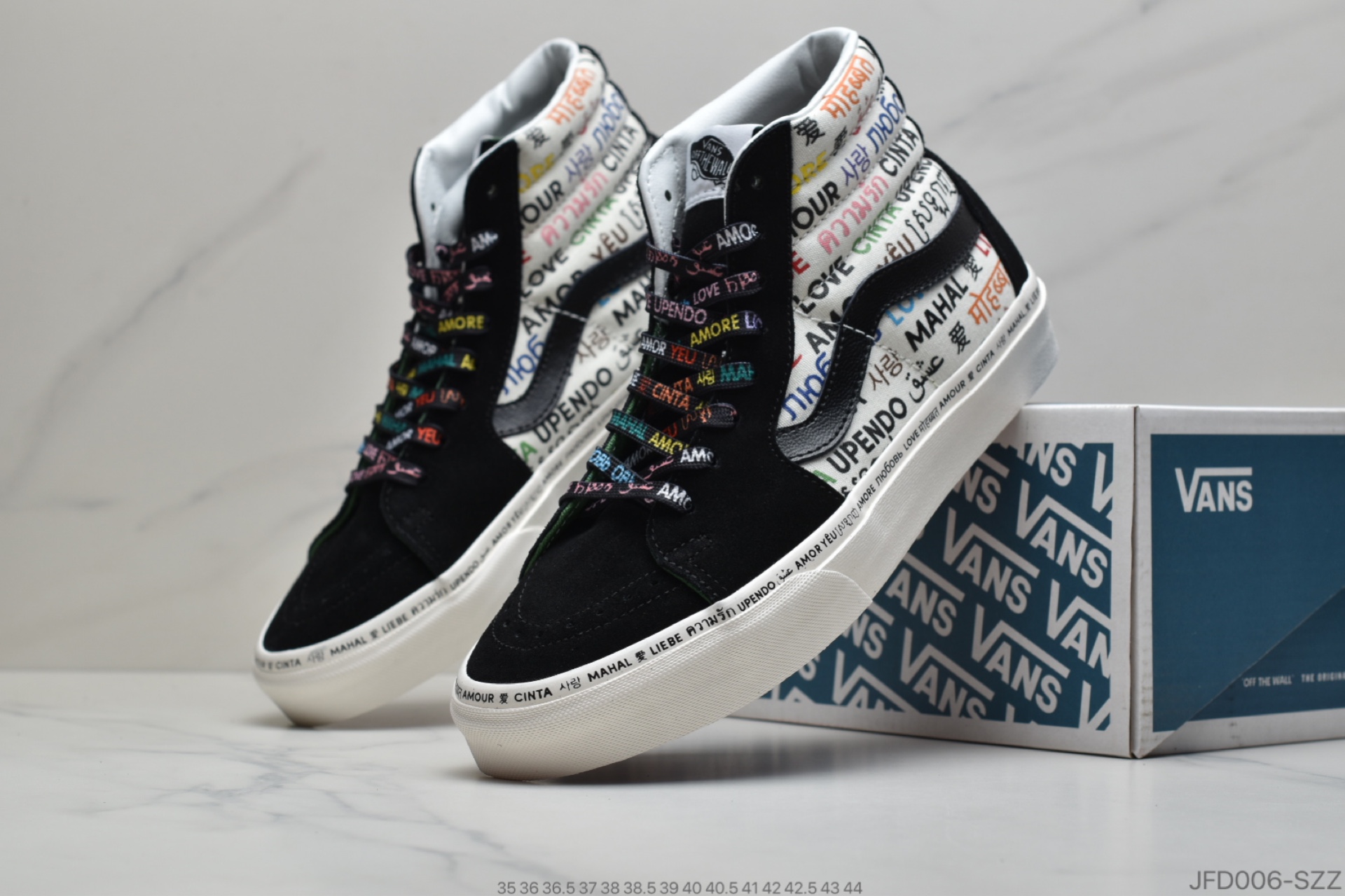 170 公司级Vans  Vault Sk8-Hi Love 骄傲月 限定高帮板鞋 VN0A4CS5W43