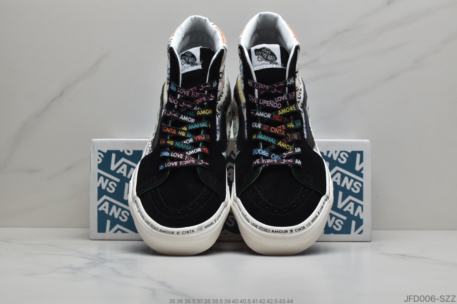 170 公司级Vans  Vault Sk8-Hi Love 骄傲月 限定高帮板鞋 VN0A4CS5W43