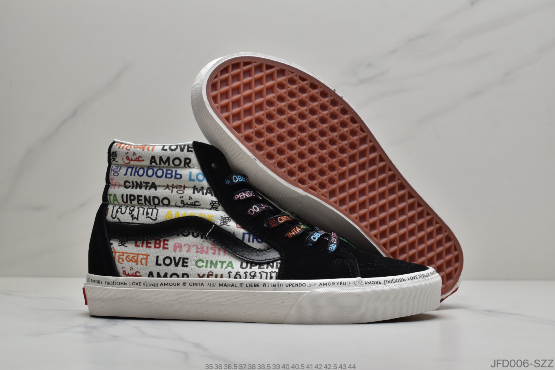 170 公司级Vans  Vault Sk8-Hi Love 骄傲月 限定高帮板鞋 VN0A4CS5W43