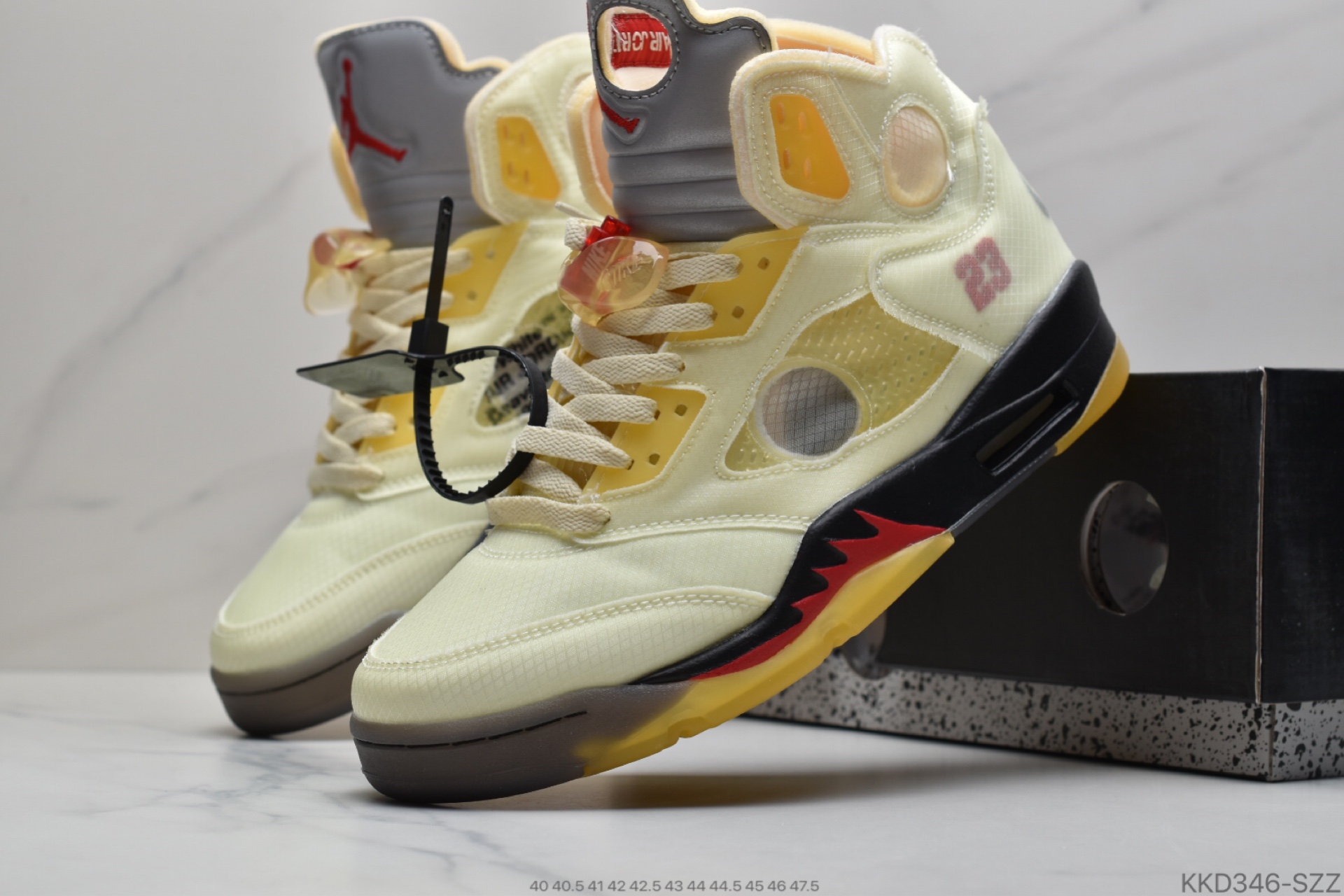 480 公司级OFF-WHITE x Air Jordan 5 “Sail”AJ5这款 Sail 帆白配色采用了米白色调贯穿DH8565-100