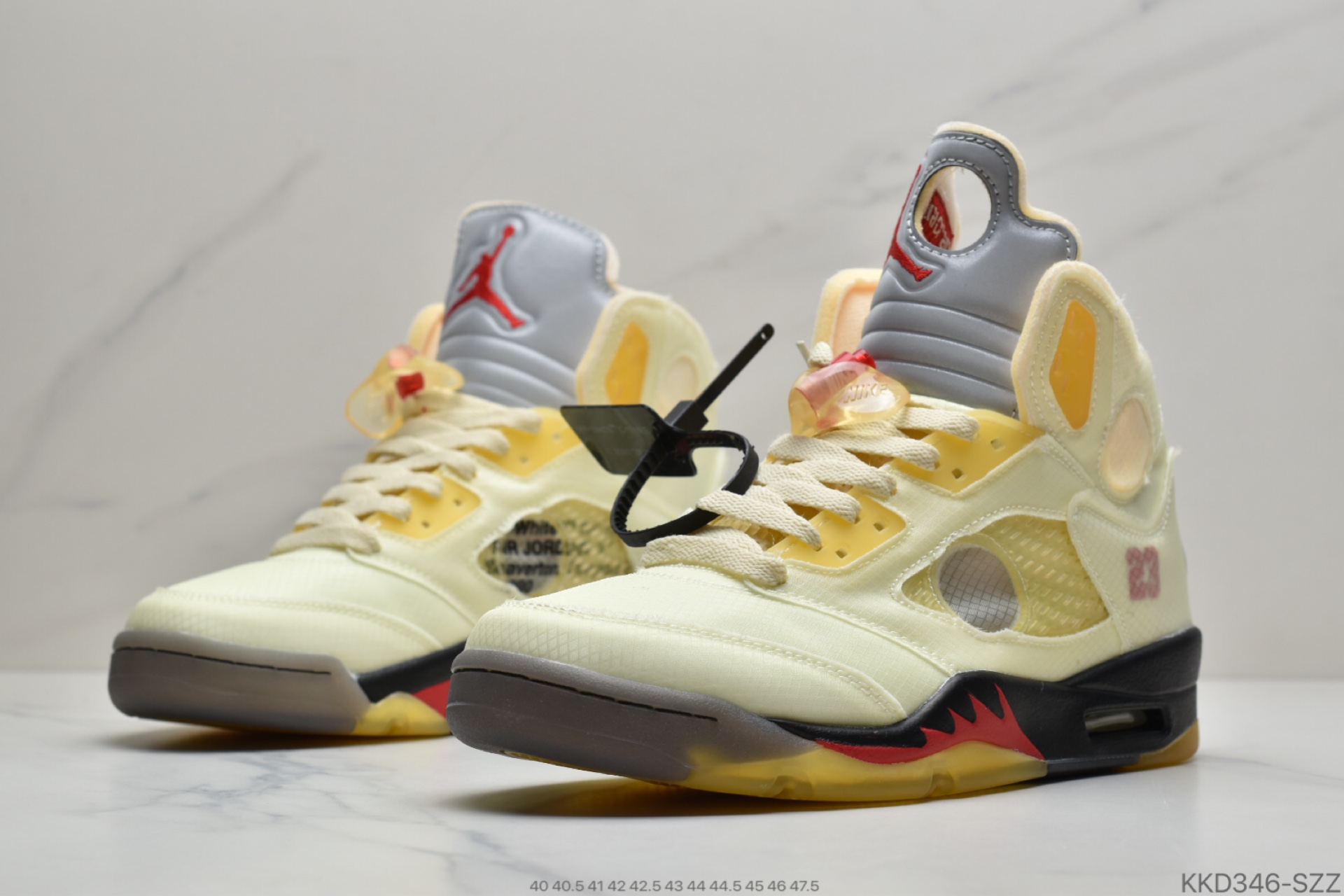 480 公司级OFF-WHITE x Air Jordan 5 “Sail”AJ5这款 Sail 帆白配色采用了米白色调贯穿DH8565-100