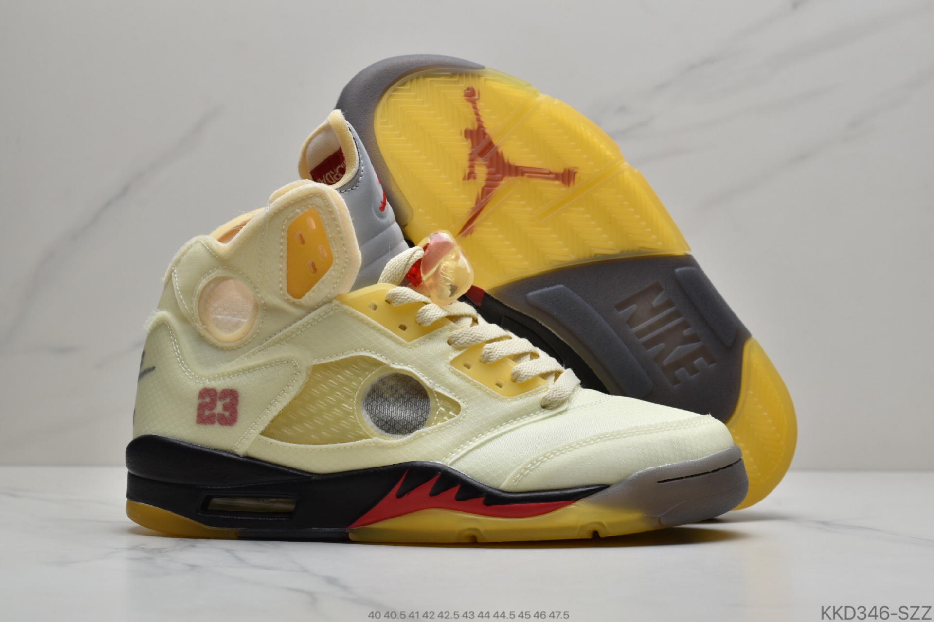 480 公司级OFF-WHITE x Air Jordan 5 “Sail”AJ5这款 Sail 帆白配色采用了米白色调贯穿DH8565-100