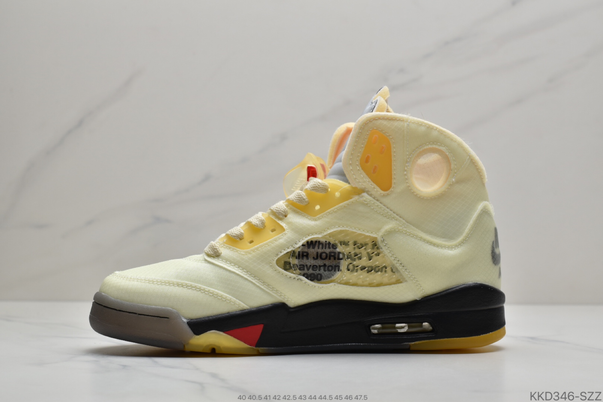 480 公司级OFF-WHITE x Air Jordan 5 “Sail”AJ5这款 Sail 帆白配色采用了米白色调贯穿DH8565-100