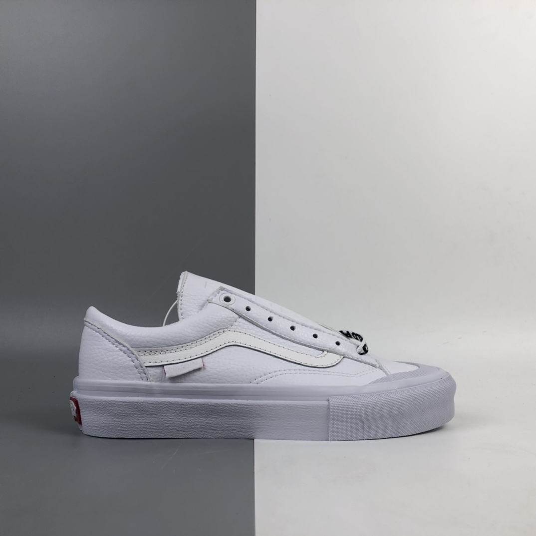 160 Vans Style 36 Pro 全新半月包头杀人鲸联名全皮质滑板鞋 VN0A4U3F03S