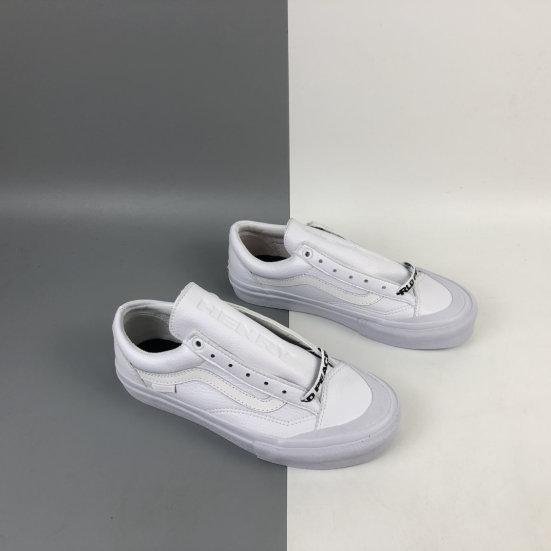 160 Vans Style 36 Pro 全新半月包头杀人鲸联名全皮质滑板鞋 VN0A4U3F03S