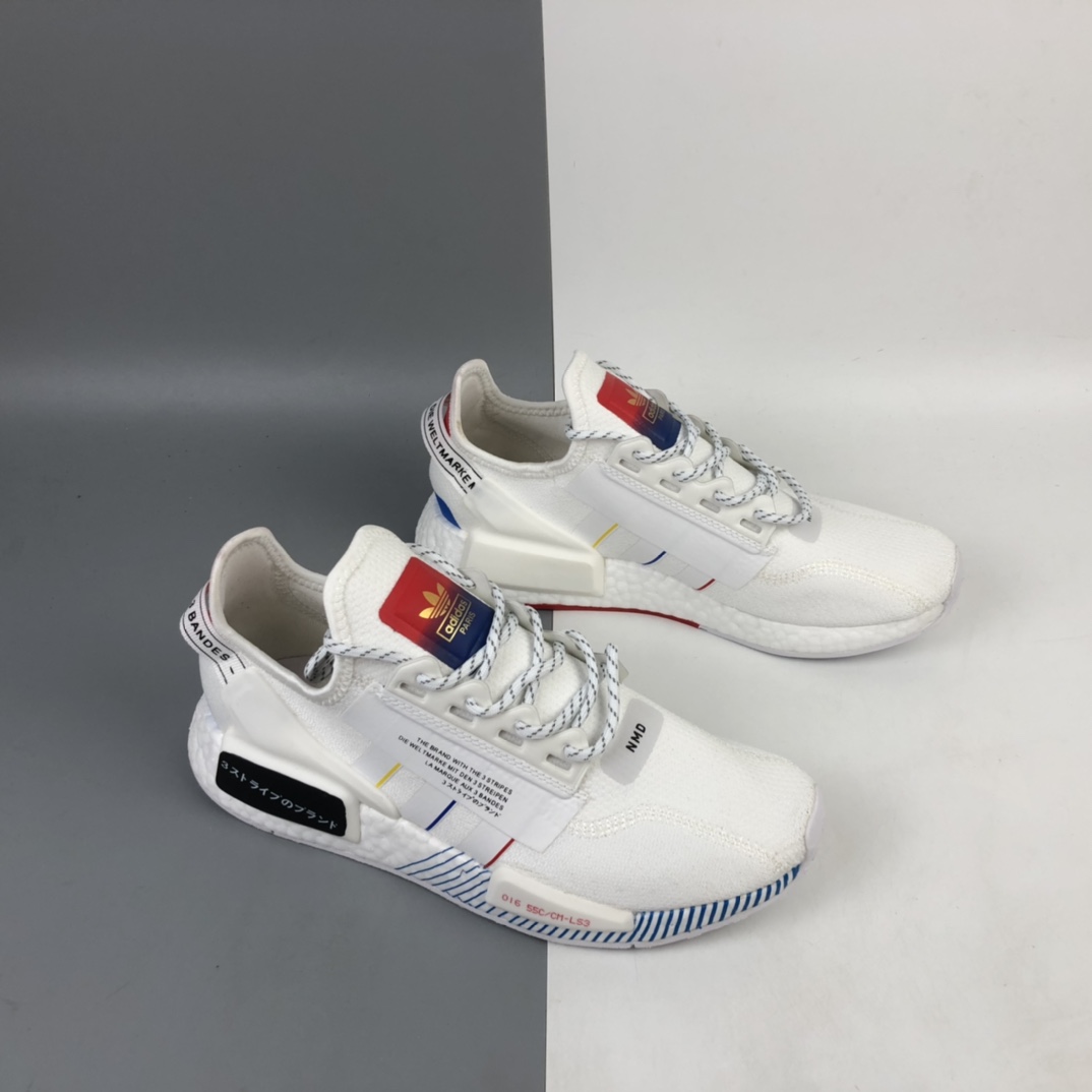 200 Adidas NMD Boost 阿迪达斯爆米花超弹中底 针织网面休闲跑鞋 FY1439