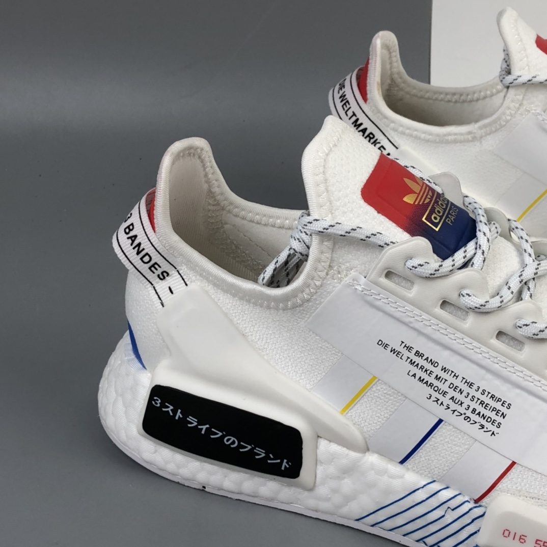 200 Adidas NMD Boost 阿迪达斯爆米花超弹中底 针织网面休闲跑鞋 FY1439